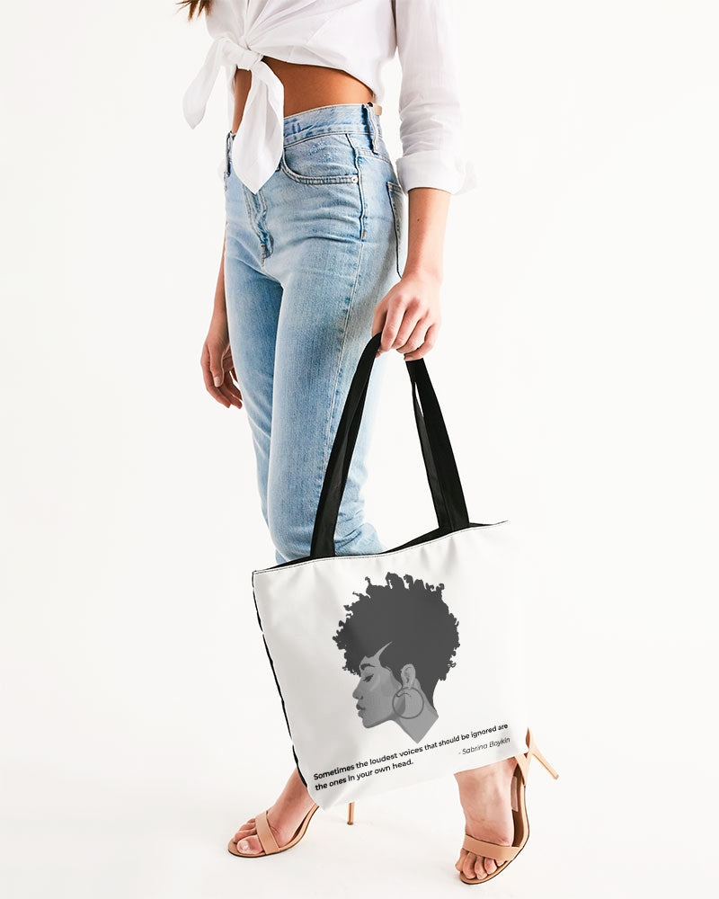 By Sabrina Signature Tote Canvas Zip Tote