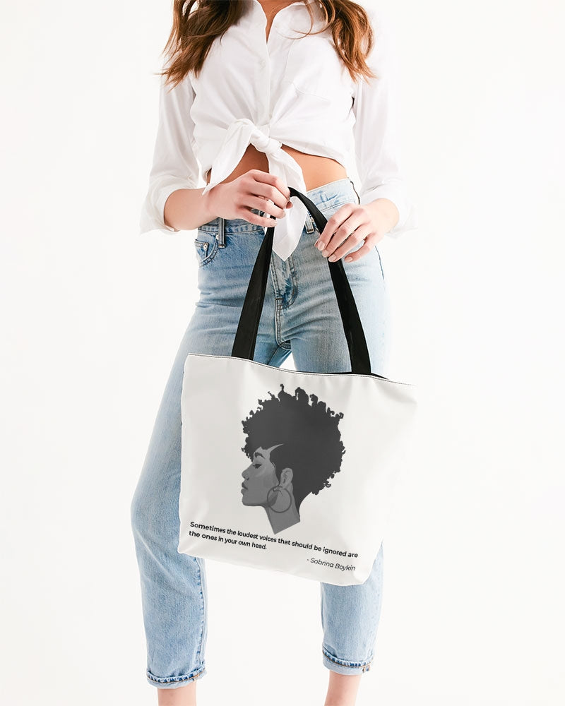 By Sabrina Signature Tote Canvas Zip Tote