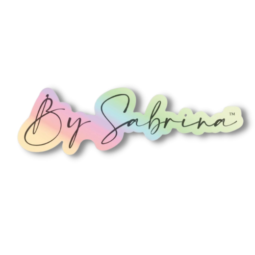 By Sabrina Decorative Sticker: Holographic Brand