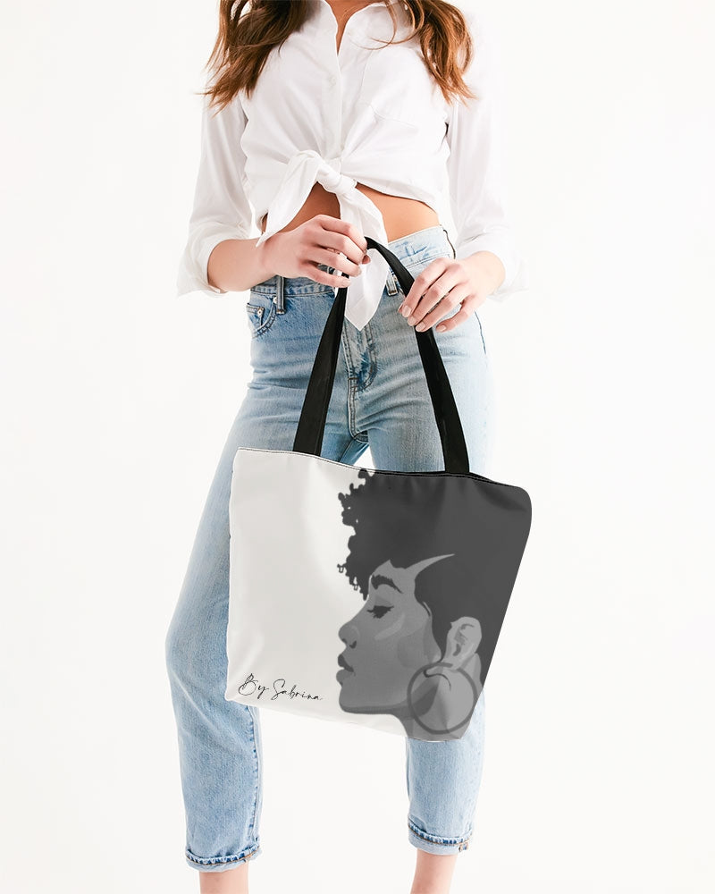 By Sabrina Trend Tote Canvas Zip Tote